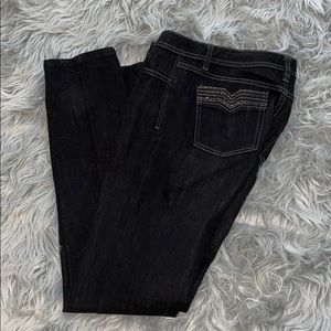 Black jeans in excellent condition.